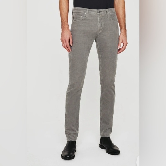 Ag Adriano Goldschmied Other - VG CORDUROY DYLAN SLIM SKINNY GRAY PANTS NEW WITH TAGS 29